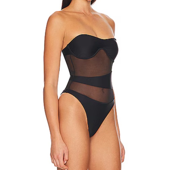 NWT Lovers and Friends Midnight Ride One Piece in Black - Picture 2 of 11